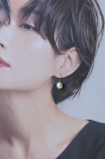 画像10: とても軽いコットンパールの一粒ピアス - キスカ (10)