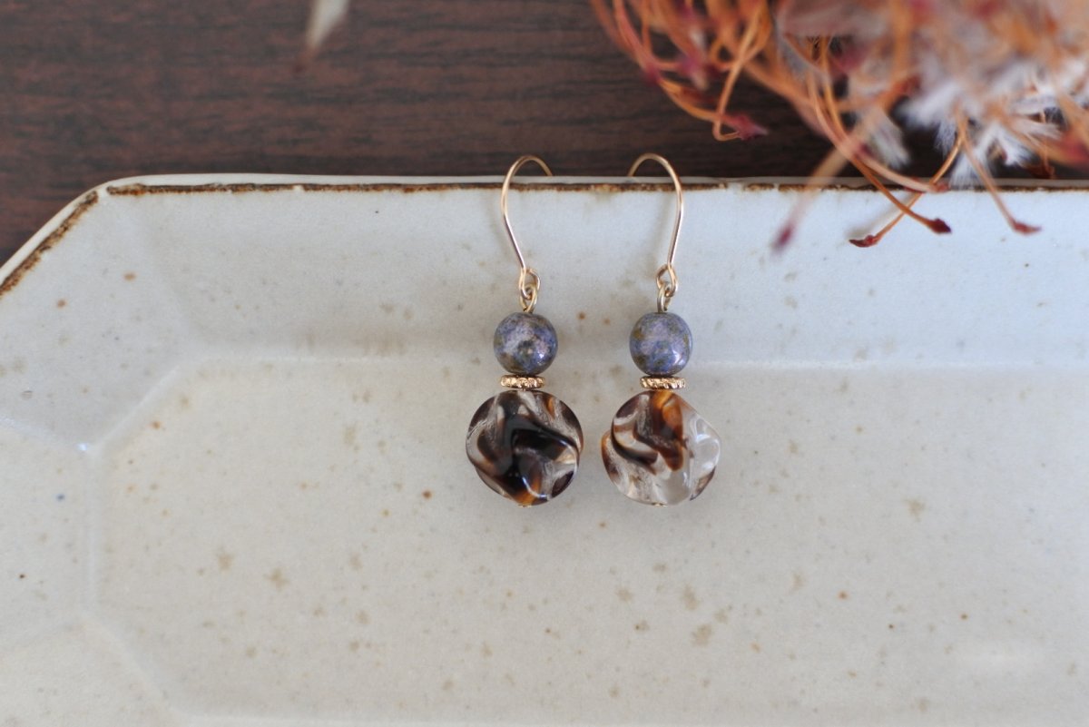 画像1: 香水瓶みたいなピアス (1)