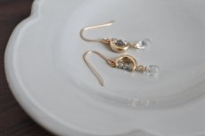 画像1: 月のしずくピアス (1)