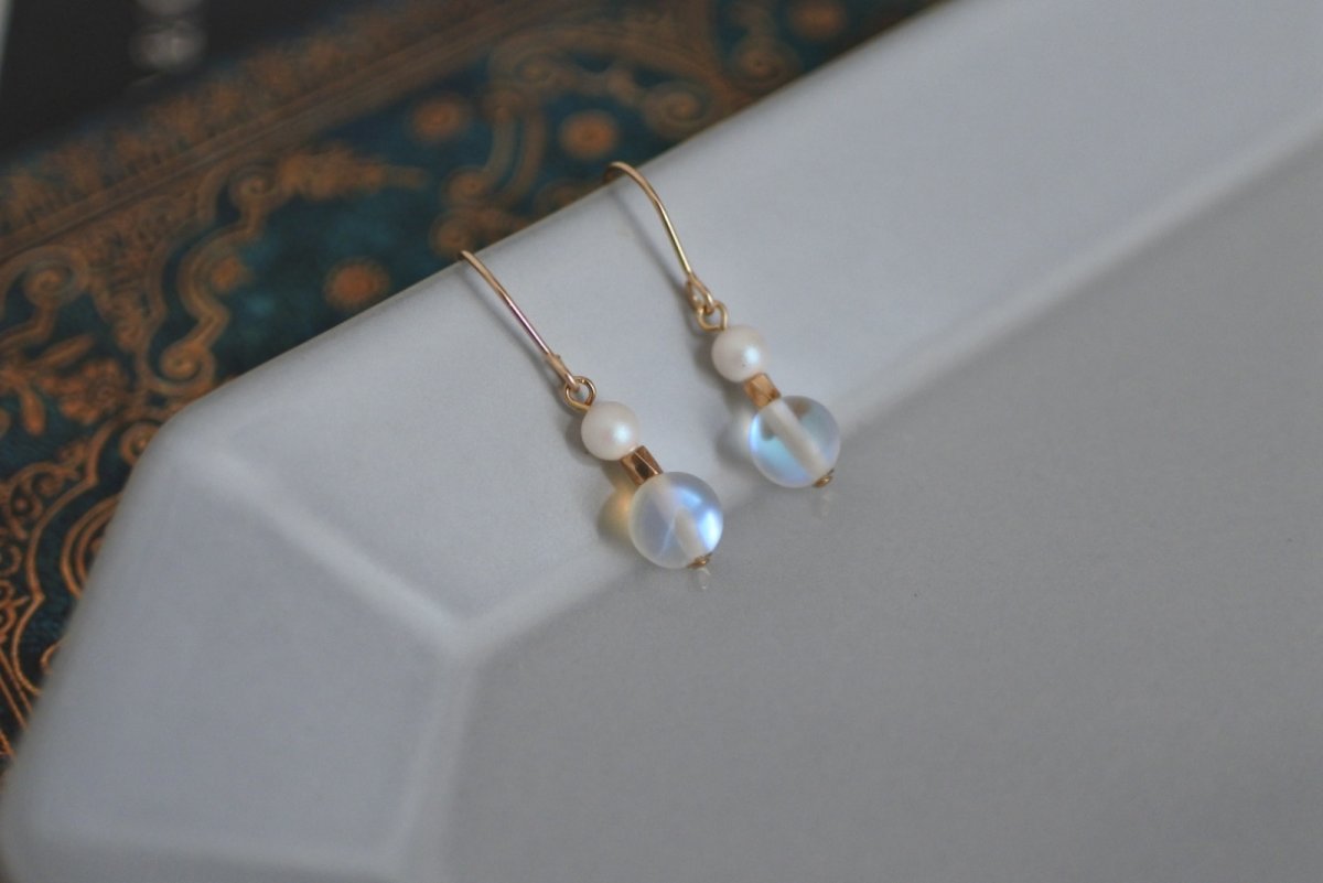 画像1: 香水瓶みたいなピアス (1)