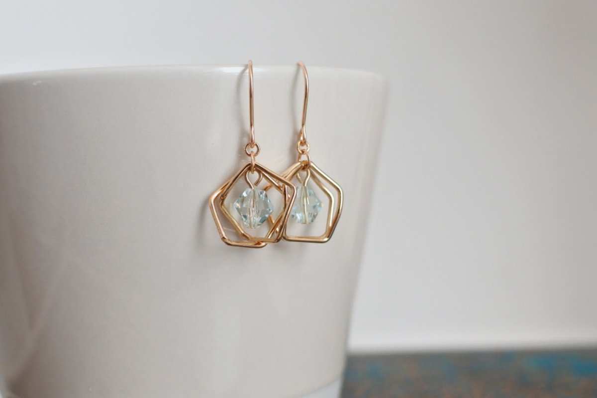 画像5: 変形フレームの涼風ピアス (5)