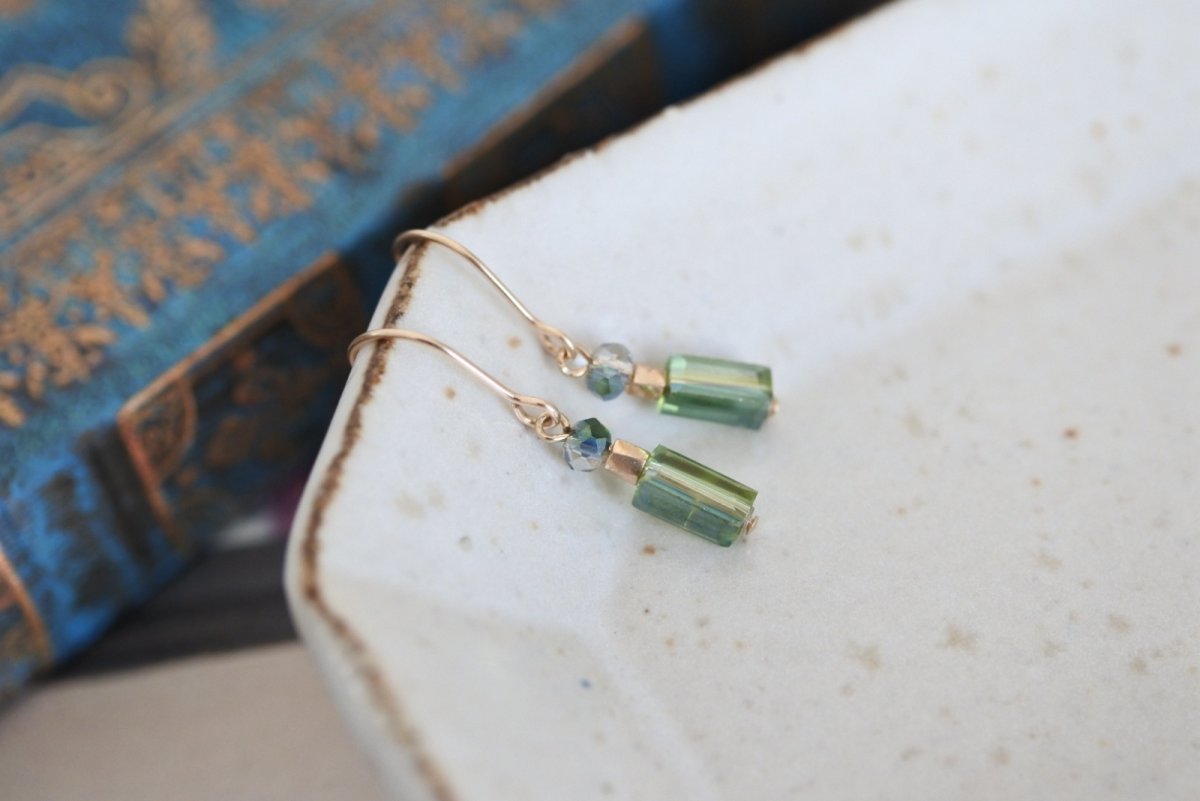 画像1: 香水瓶みたいなピアス (1)