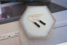 画像2: カットガラスのスティックピアス (2)