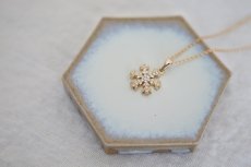 画像2: czのシンプルネックレス 【 14kgf 】 (2)