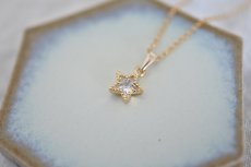 画像2: czのシンプルネックレス 【 14kgf 】 (2)