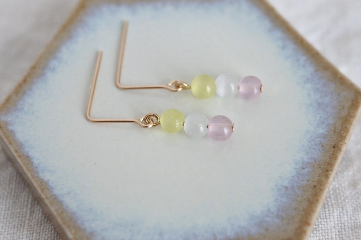 画像2: 🍡三色団子のピアス🍡 お花見 春色 (2)