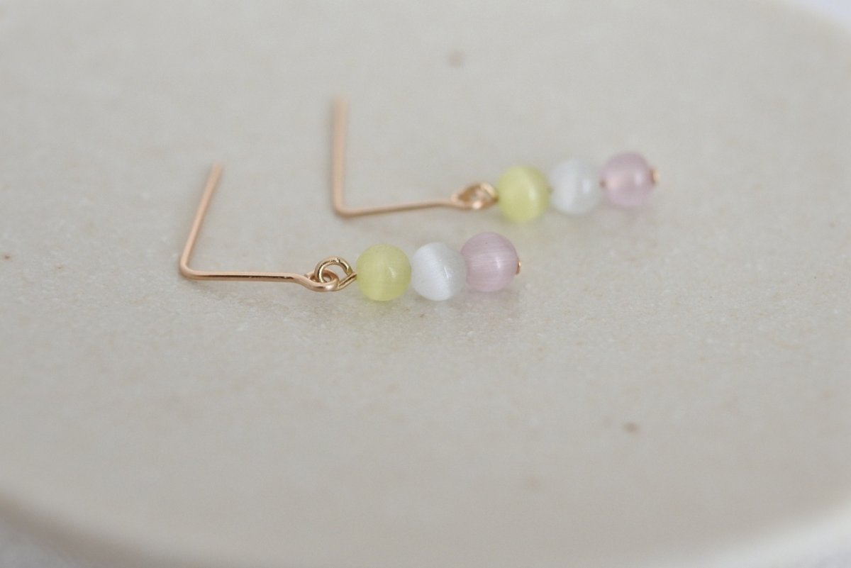 画像4: 🍡三色団子のピアス🍡 お花見 春色 (4)